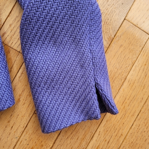 Talbots Collection Wool Jacket Wool Lined Purple Soft Zip Up 10P - Picture 2 of 15